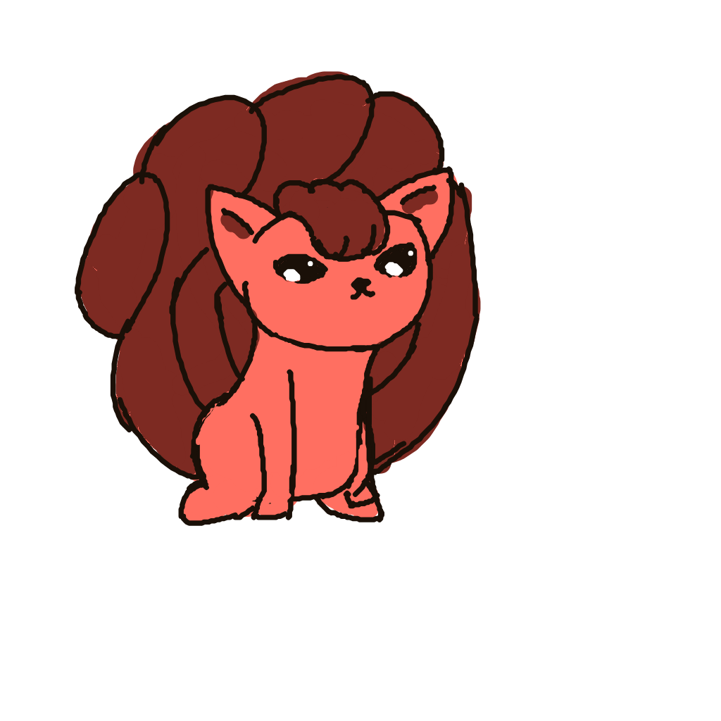 BlazingLapras119's drawing of Vulpix — Pokémon sketch on Sketchdex