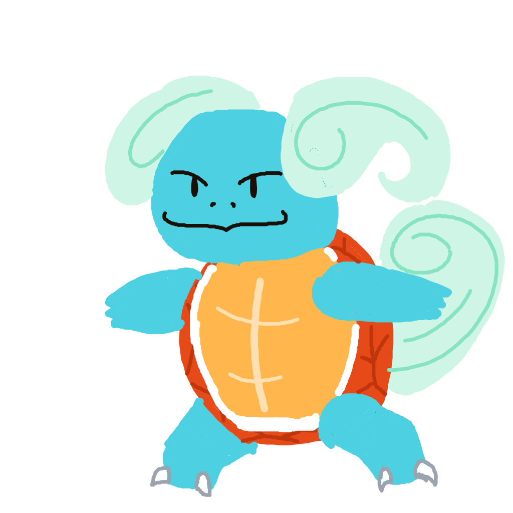 BlazingLapras119's drawing of Wartortle — Pokémon sketch on Sketchdex