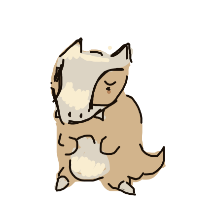 shitposting's drawing of Cubone — Pokémon sketch on Sketchdex