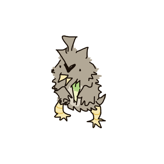 shitposting's drawing of Farfetchd — Pokémon sketch on Sketchdex