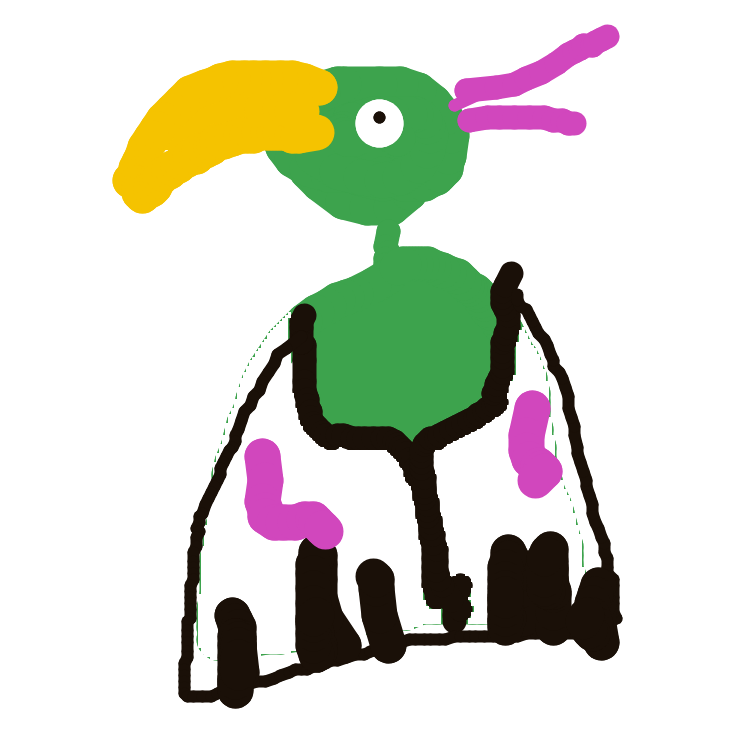 Toadman's drawing of Xatu — Pokémon sketch on Sketchdex