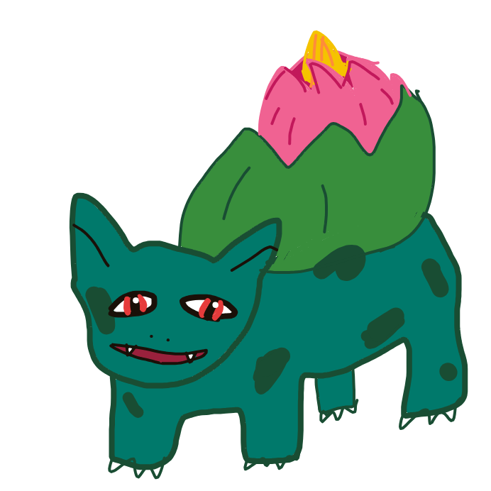 LuckyOmastar315's drawing of Ivysaur — Pokémon sketch on Sketchdex