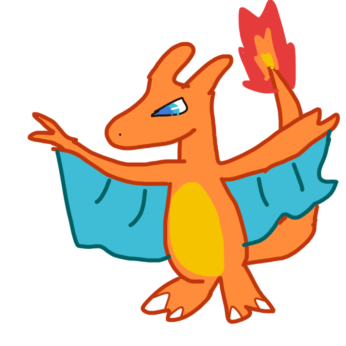 LuckyOmastar315's drawing of Charizard — Pokémon sketch on Sketchdex