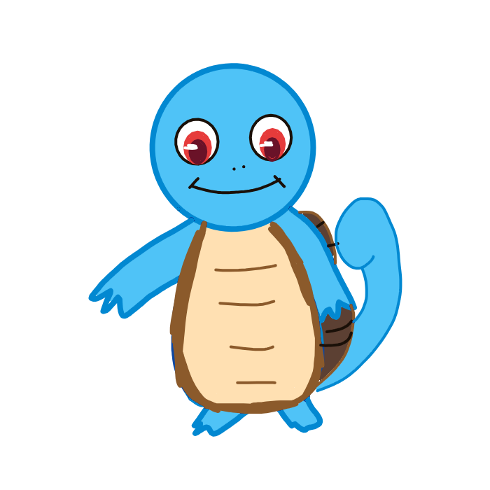 LuckyOmastar315's drawing of Squirtle — Pokémon sketch on Sketchdex