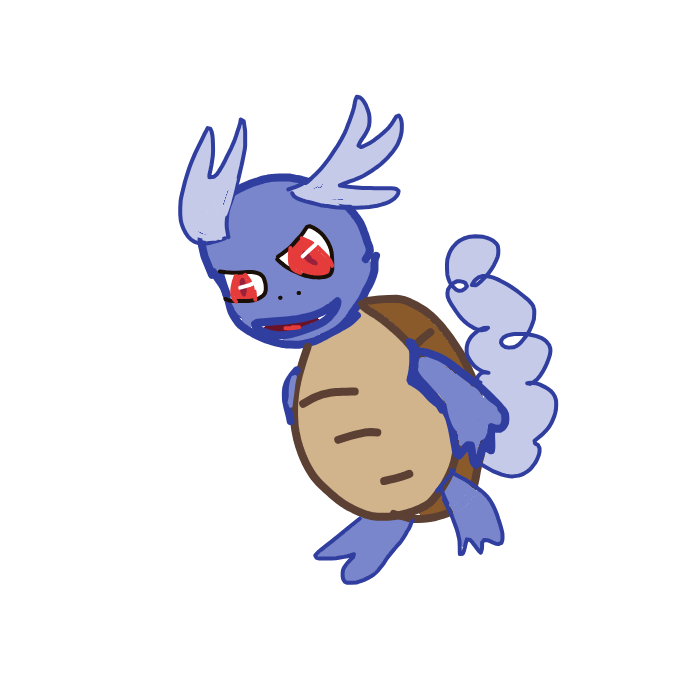 LuckyOmastar315's drawing of Wartortle — Pokémon sketch on Sketchdex