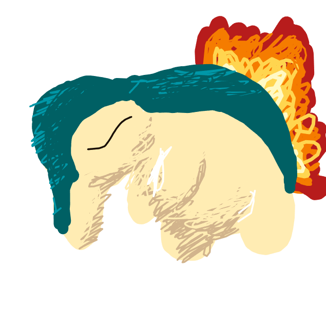 Pokemandrew's drawing of Cyndaquil — Pokémon sketch on Sketchdex