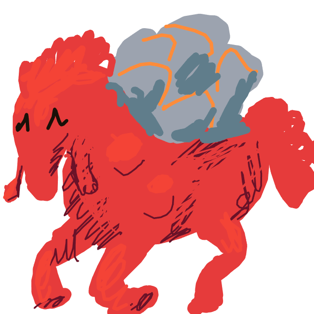 Pokemandrew's drawing of Magcargo — Pokémon sketch on Sketchdex
