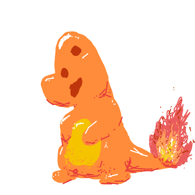 Pokemandrew's drawing of Charmander — Pokémon sketch on Sketchdex