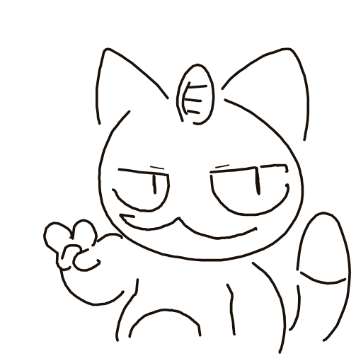 GreedentDemiGoat's drawing of Meowth — Pokémon sketch on Sketchdex