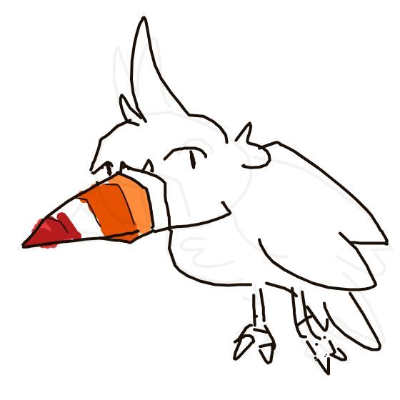 GreedentDemiGoat's drawing of Trumbeak — Pokémon sketch on Sketchdex