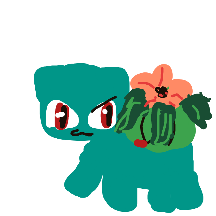 Maka's drawing of Ivysaur — Pokémon sketch on Sketchdex