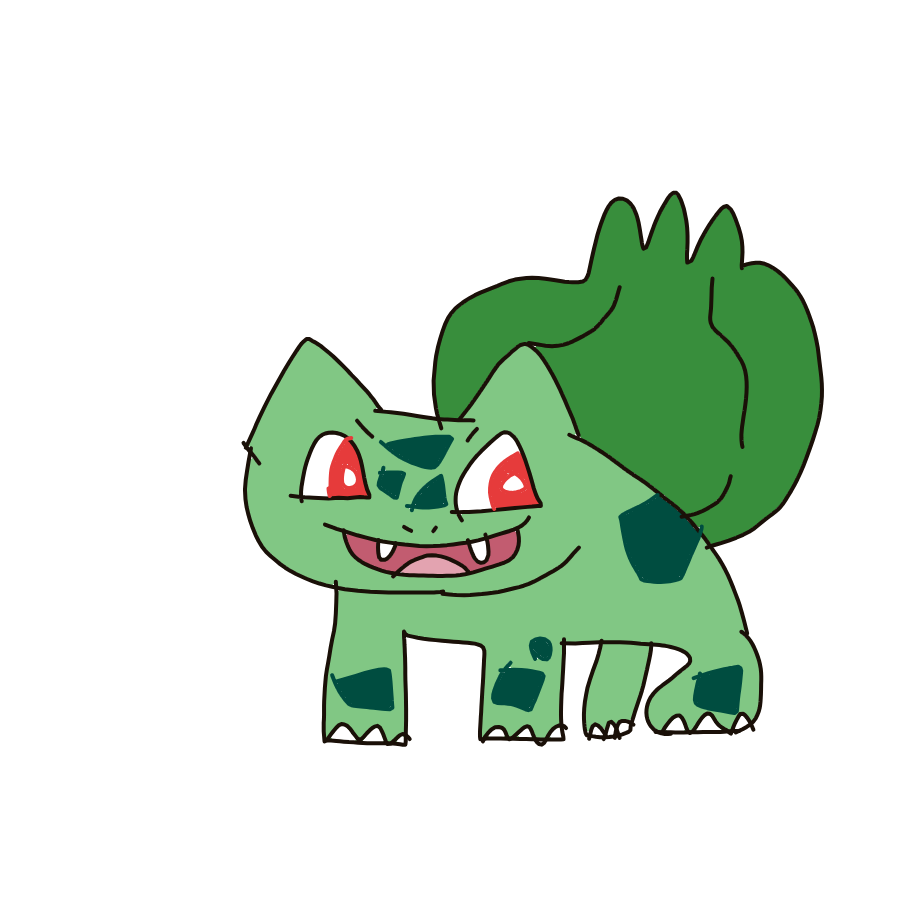 Bulbasaur drawing