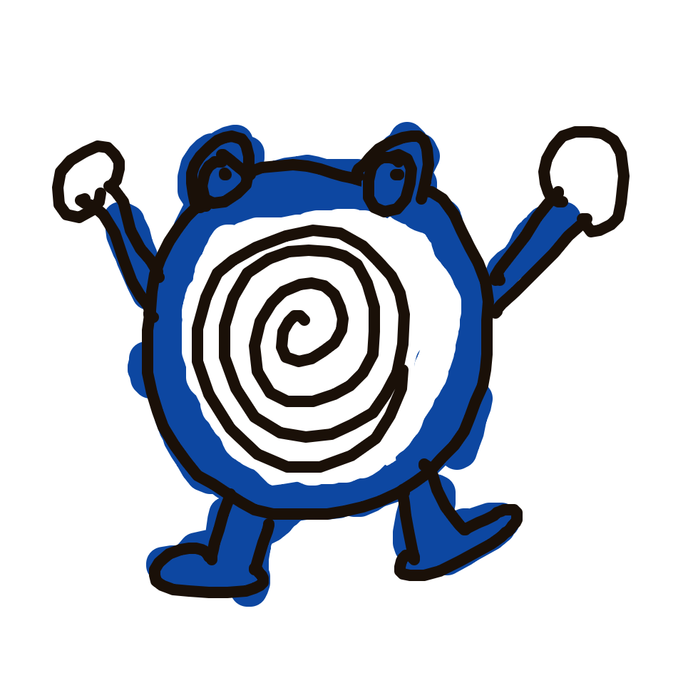 Poliwhirl drawing