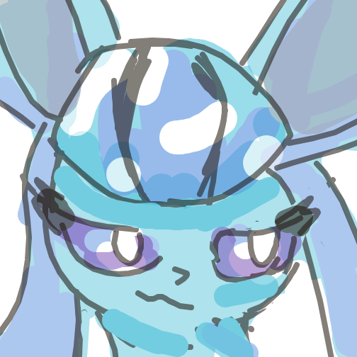 elonxaun's drawing of Glaceon — best Pokémon fan art on Sketchdex