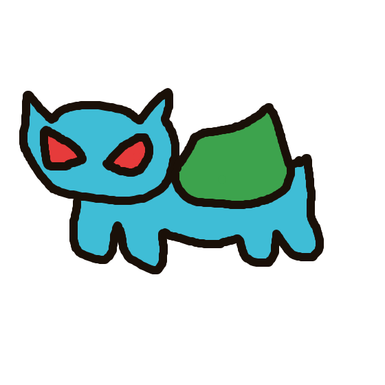 BlazeDugtrio67's drawing of Bulbasaur — Pokémon sketch on Sketchdex