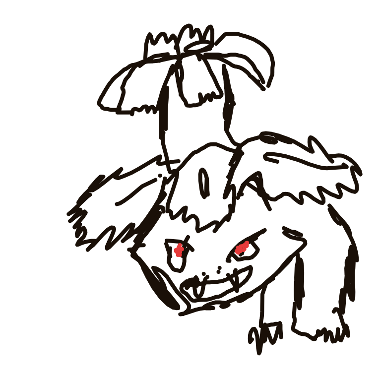 ShadowRapidash100's drawing of Venusaur — Pokémon sketch on Sketchdex