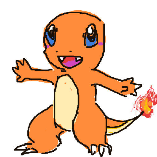 Charmander drawing
