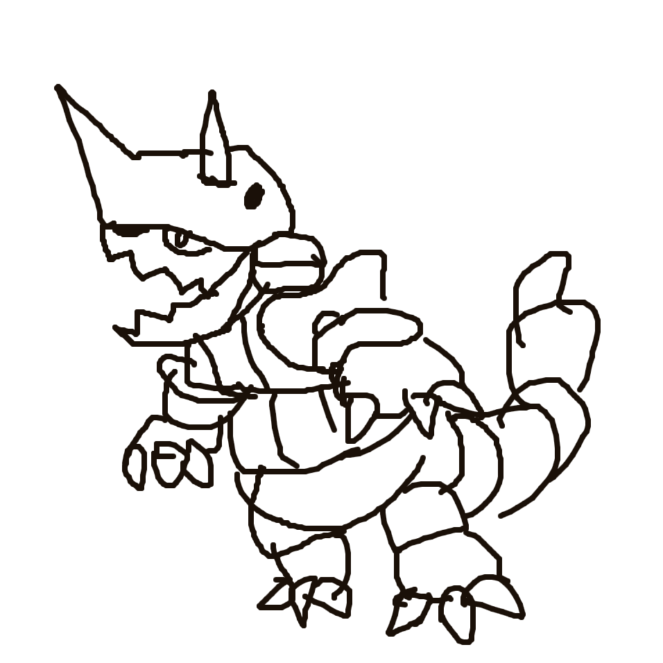 ToxicMagmar225's drawing of Aggron — Pokémon sketch on Sketchdex
