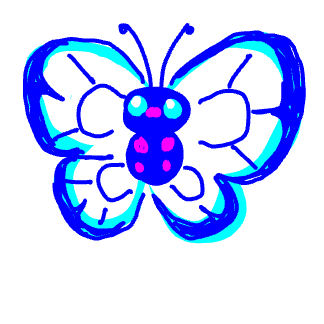 pepgold's drawing of Butterfree — best Pokémon fan art on Sketchdex