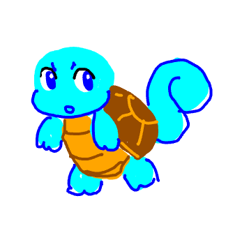 pepgold's drawing of Squirtle — best Pokémon fan art on Sketchdex