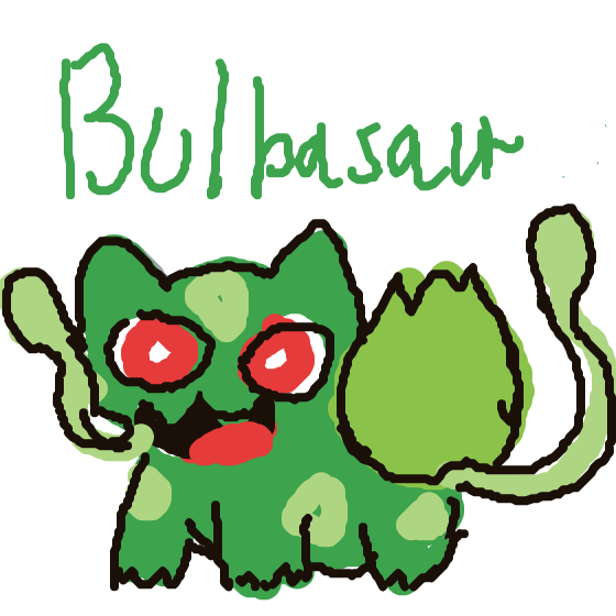 Baumbs's drawing of Bulbasaur — Pokémon sketch on Sketchdex