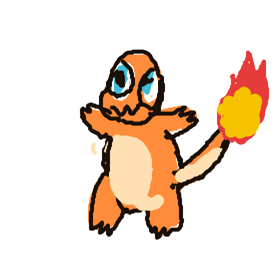 Baumbs's drawing of Charmander — Pokémon sketch on Sketchdex