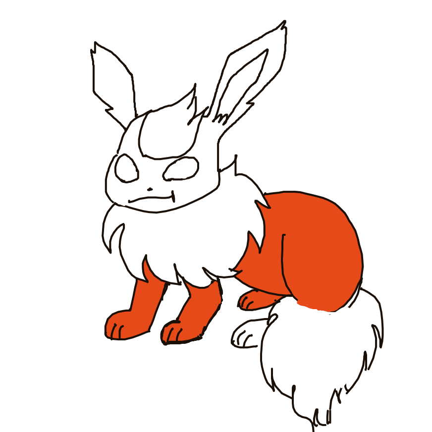 Flareon drawing
