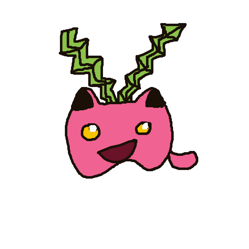 Garfield's drawing of Hoppip — Pokémon sketch on Sketchdex
