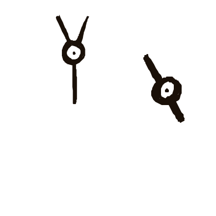 Garfield's drawing of Unown — best Pokémon fan art on Sketchdex