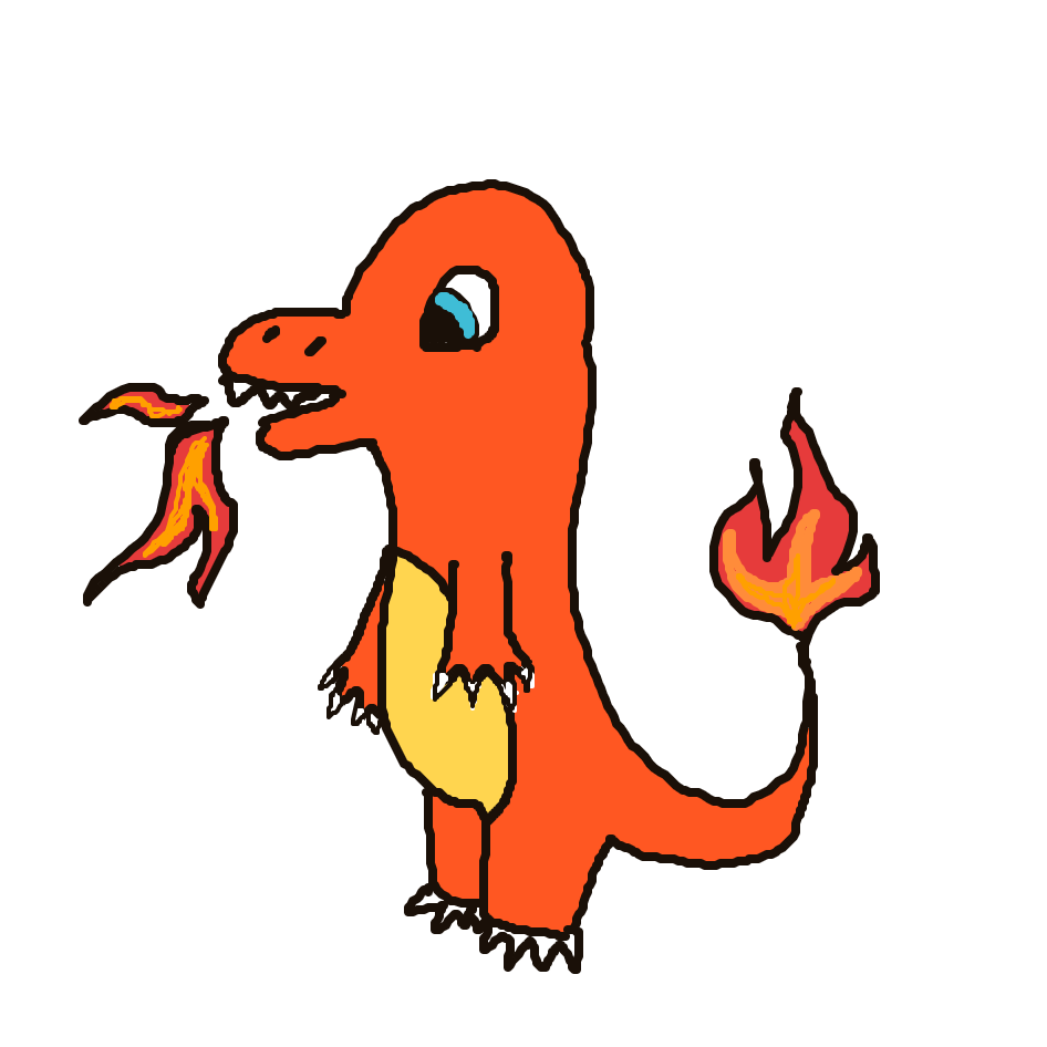 Charmander drawing