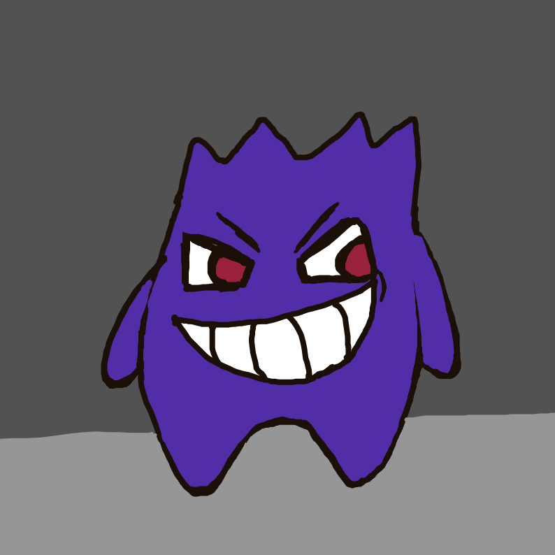 Gengar drawing