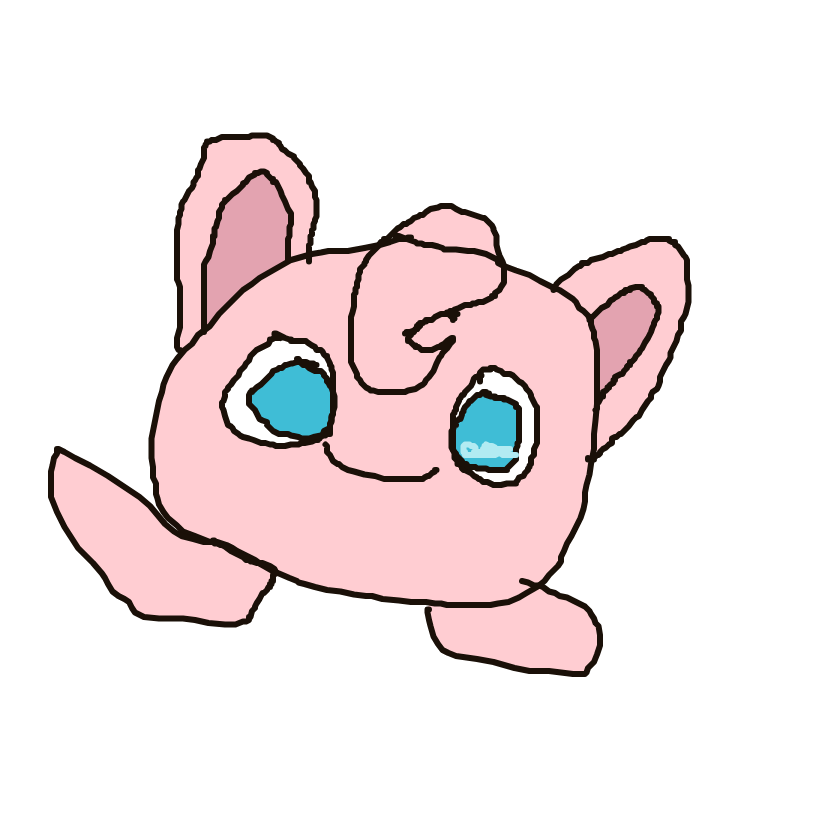 VoltHitmonchan569's drawing of Jigglypuff — Pokémon sketch on Sketchdex