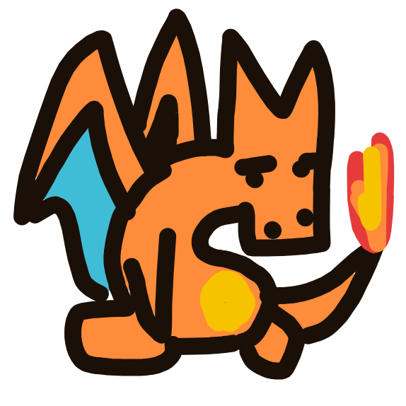 Salte's drawing of Charizard — Pokémon sketch on Sketchdex