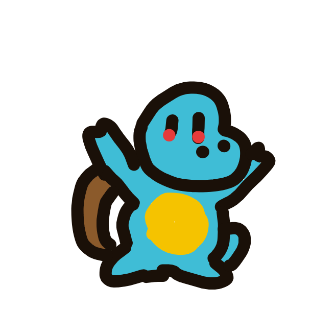 Salte's drawing of Squirtle — Pokémon sketch on Sketchdex