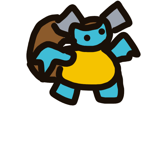 Salte's drawing of Blastoise — Pokémon sketch on Sketchdex