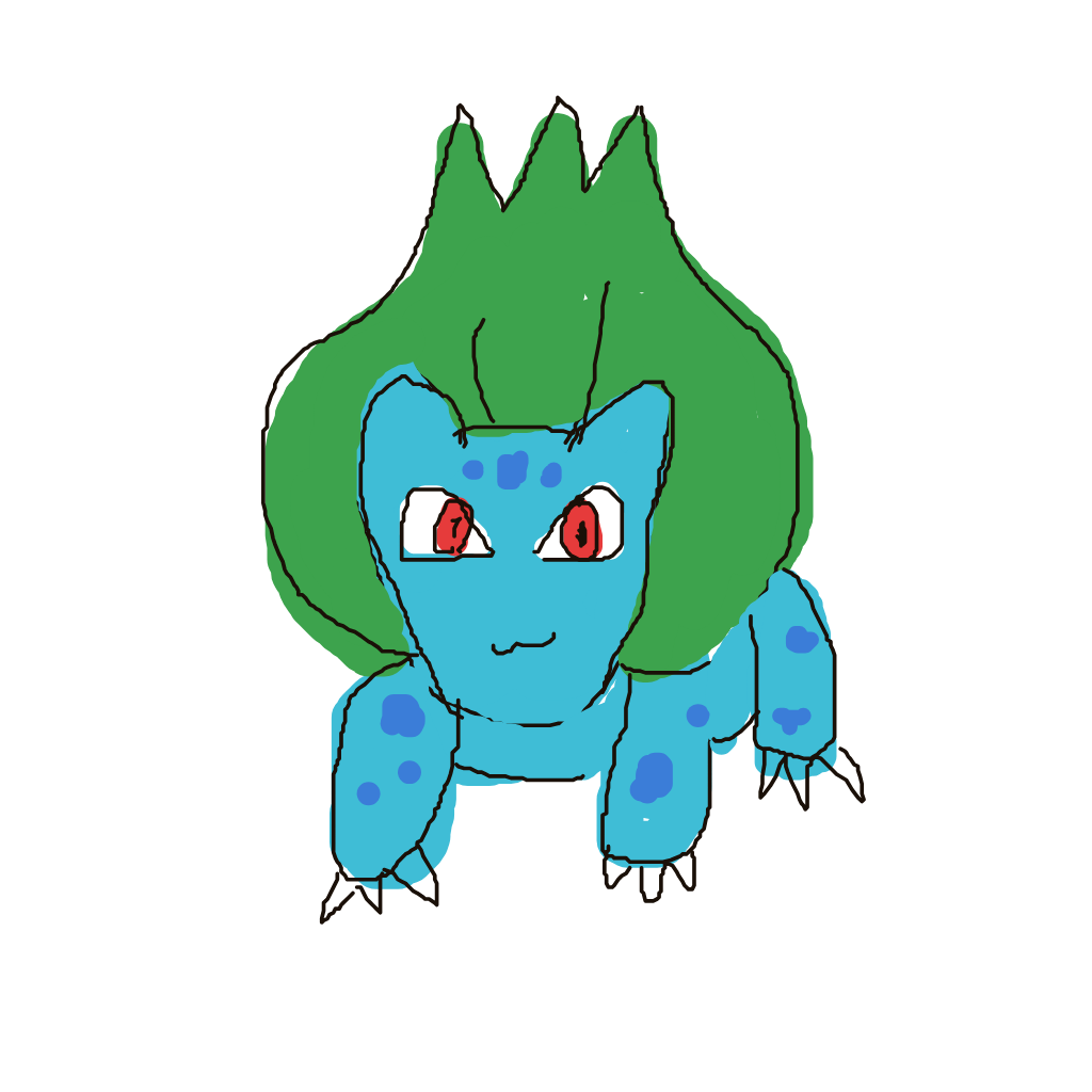 Arya's drawing of Bulbasaur — Pokémon sketch on Sketchdex