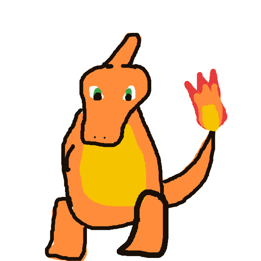 Arya's drawing of Charmeleon — Pokémon sketch on Sketchdex