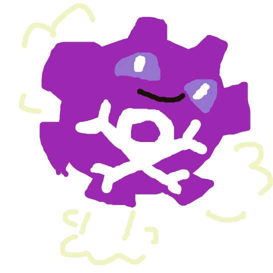 Glacier's drawing of Koffing — Pokémon sketch on Sketchdex