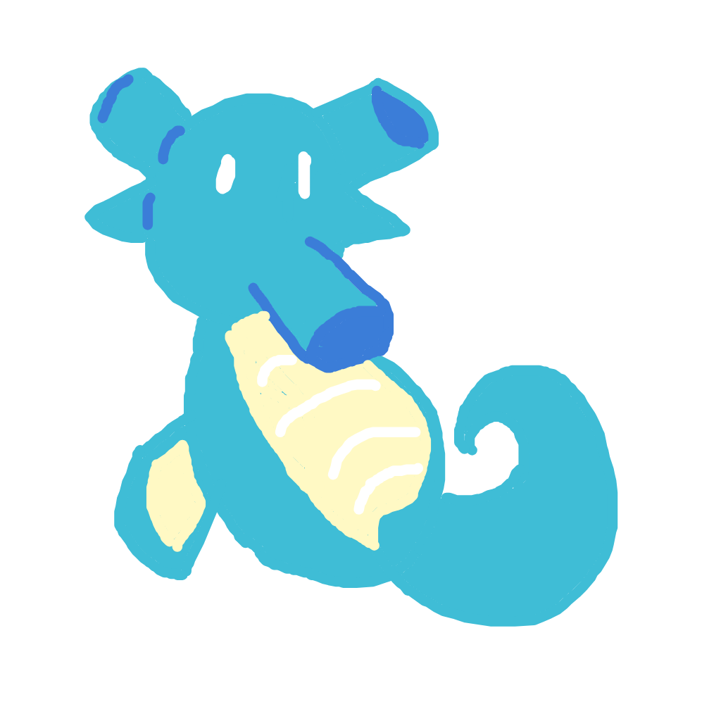 Glacier's drawing of Horsea — Pokémon sketch on Sketchdex