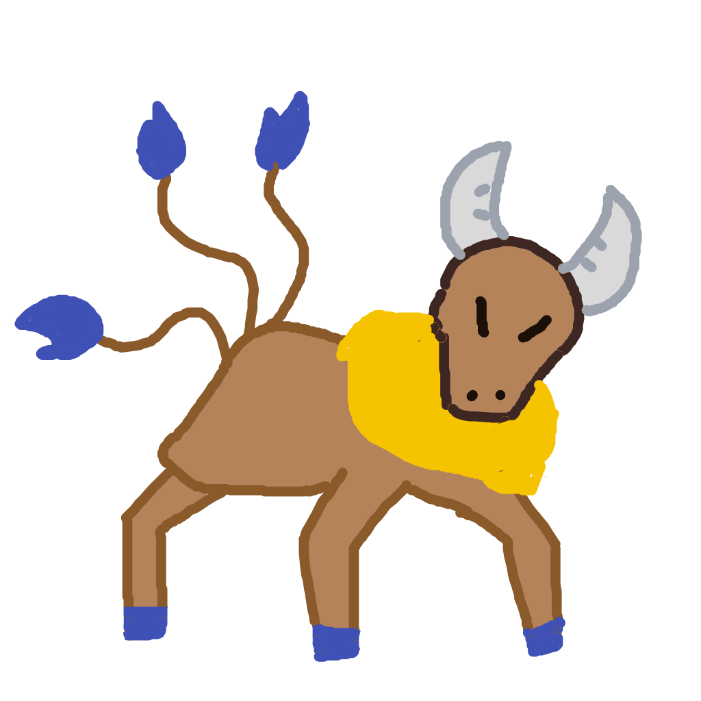 Glacier's drawing of Tauros — Pokémon sketch on Sketchdex