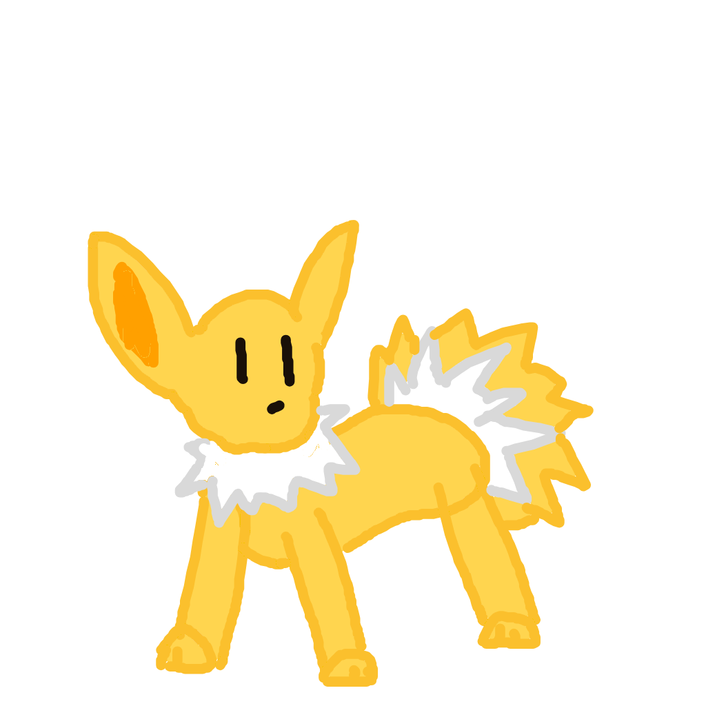 Glacier's drawing of Jolteon — Pokémon sketch on Sketchdex