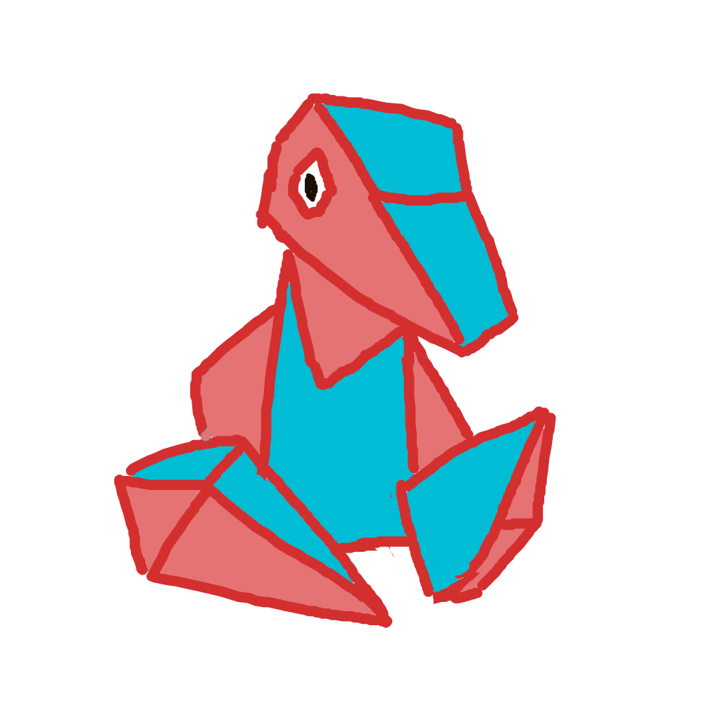 Glacier's drawing of Porygon — Pokémon sketch on Sketchdex