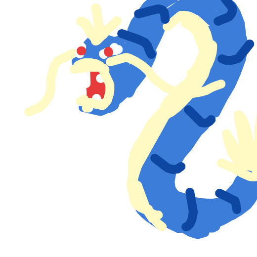 WildElectrode564's drawing of Gyarados — Pokémon sketch on Sketchdex