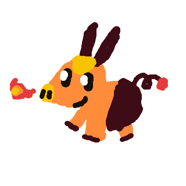 Sqrtl22's drawing of Tepig — Pokémon sketch on Sketchdex