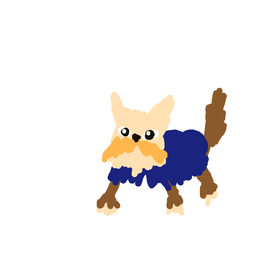 Sqrtl22's drawing of Herdier — best Pokémon fan art on Sketchdex