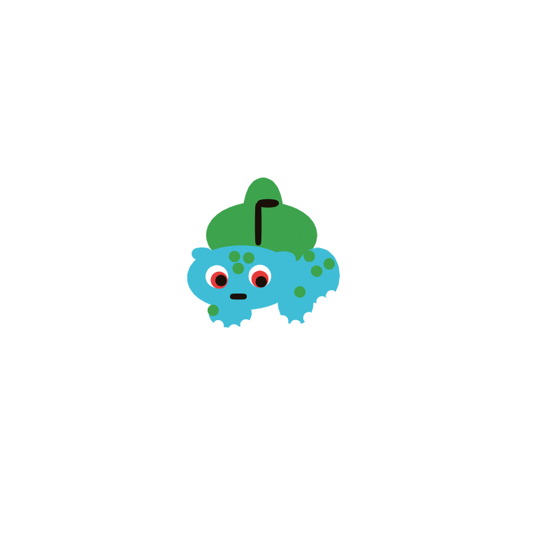Squabbles's drawing of Bulbasaur — Pokémon sketch on Sketchdex
