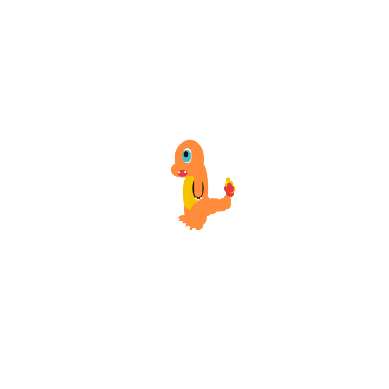 Squabbles's drawing of Charmander — Pokémon sketch on Sketchdex