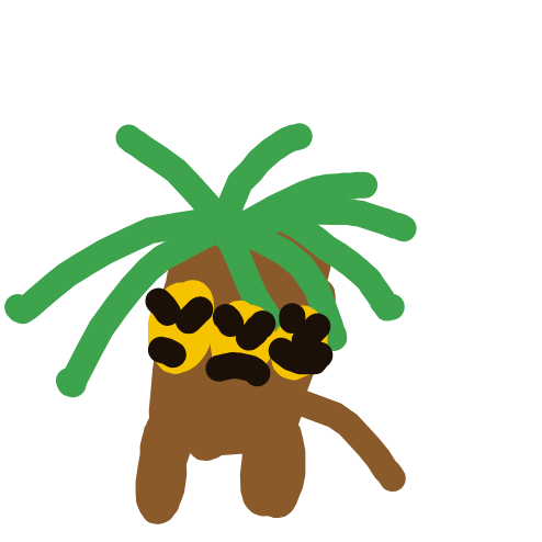 WaveBulbasaur944's drawing of Exeggutor — Pokémon sketch on Sketchdex