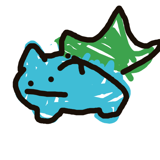 OmegaElectrode116's drawing of Bulbasaur — Pokémon sketch on Sketchdex