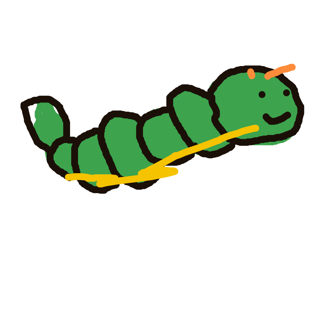 RapidFlareon535's drawing of Caterpie — Pokémon sketch on Sketchdex